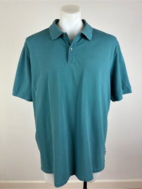 Hugo Boss Soft Teal Polo with Subtle Logo